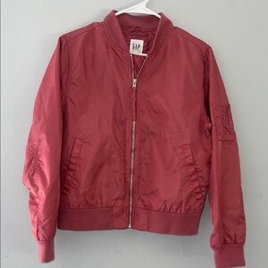 GAP Maroon Bomber Jacket